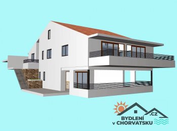 Dva apartmány s terasami v novostavbě