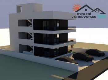 Apartmány v novostavbě 70 metrů od moře